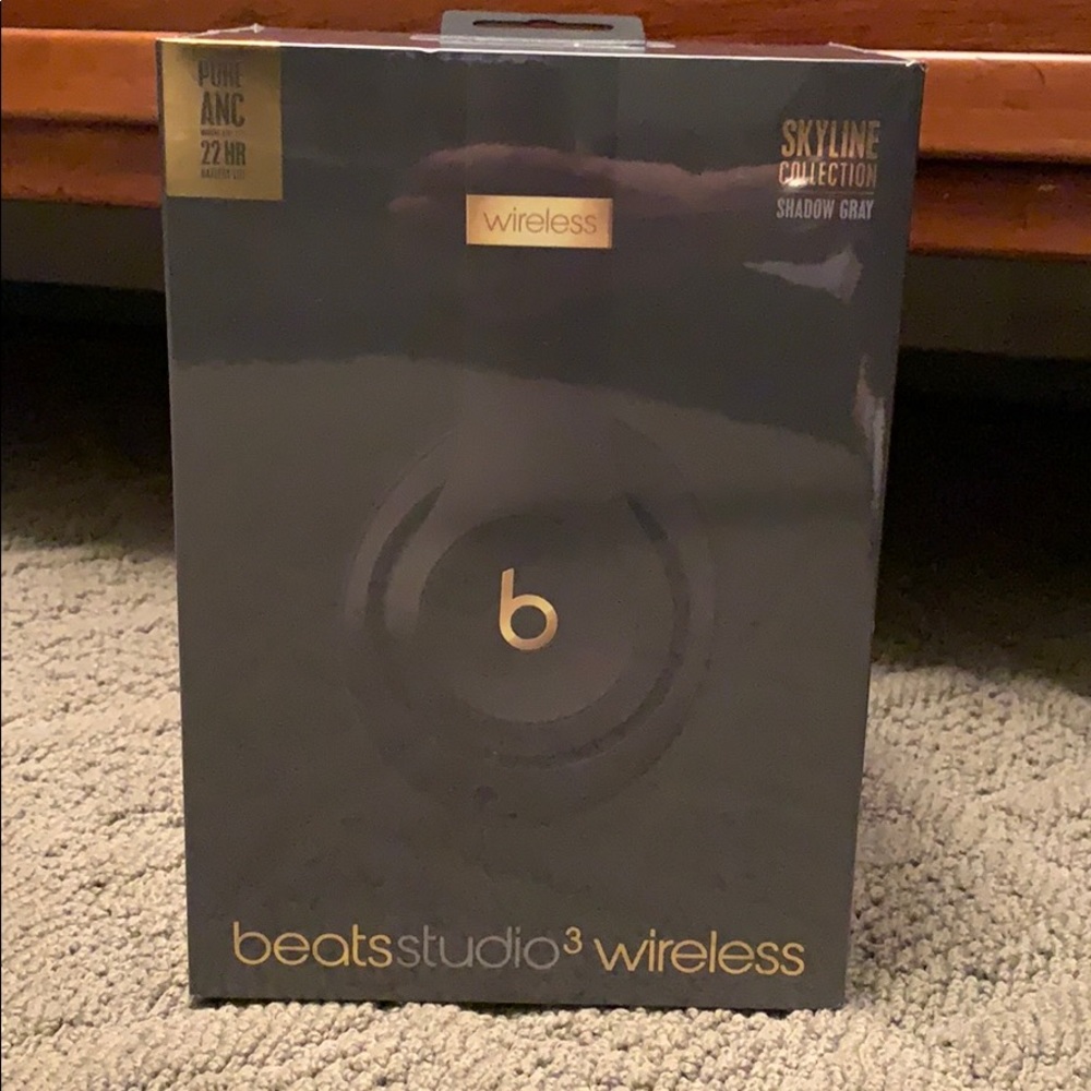 Beats studio 3 wireless headphones shadow gray